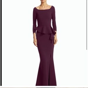 Chiara Boni Plum evening gown